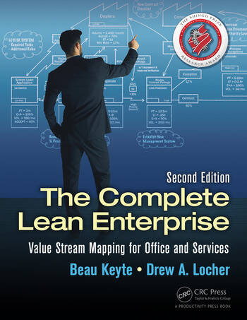 The Complete Lean Enterprise Book Cover (2nd Edition) by Beau Keyte and Drew Locher